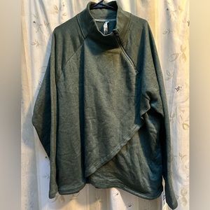 RBX Plus Prime Ready To Roll Fleece Zip Mock Neck Pullover. NWT 3X